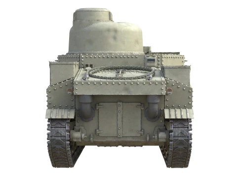 M3 Lee American Medium Tank 3D Model