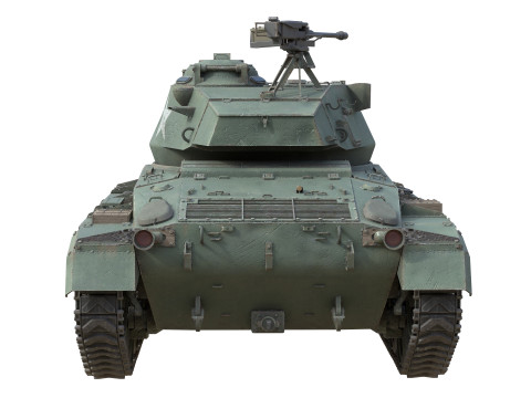 M24 Chaffee American Light Tank 3Dモデル