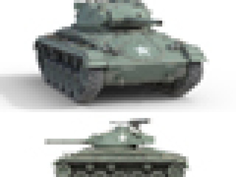 M24 Chaffee American Light Tank 3Dモデル