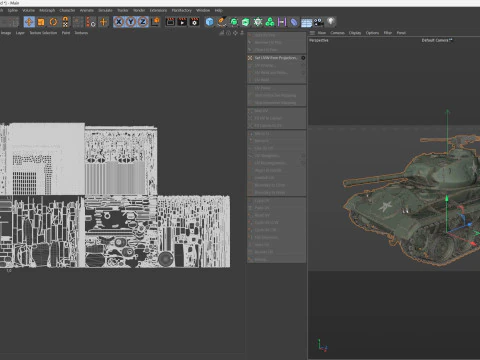 Carro armato leggero americano M24 Chaffee Modello 3D