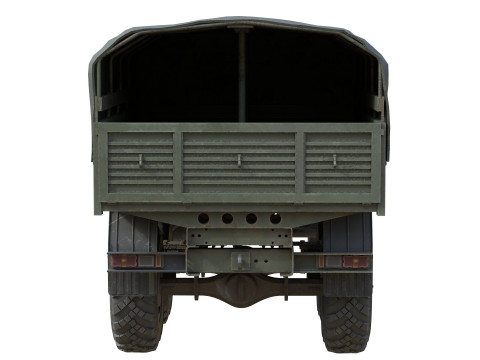 Ural 4320 Military Truck 3D Model