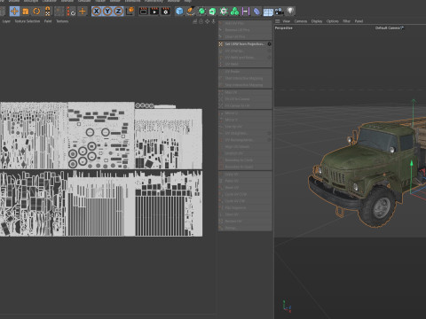 Zil 131 Army Truck 3D Model