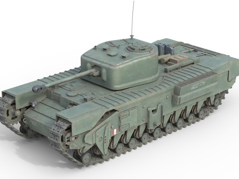 Churchill Mk IV Infantry Tank 3Dモデル