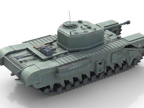 Churchill Mk IV Infantry Tank 3Dモデル