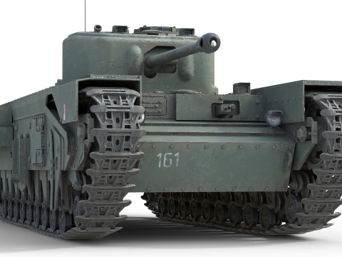 Churchill Mk IV Infantry Tank 3Dモデル