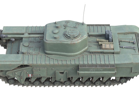 Churchill Mk IV Infantry Tank 3Dモデル