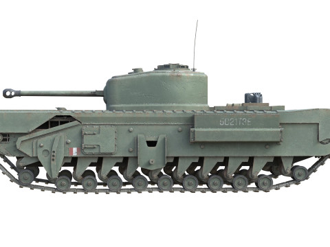Churchill Mk IV Infantry Tank 3Dモデル