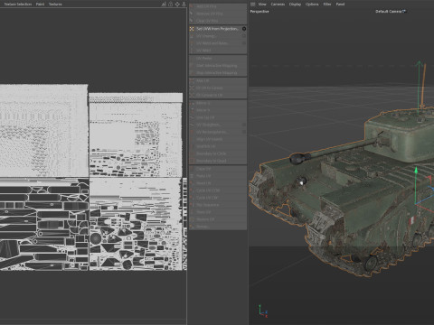 Churchill Mk IV Infantry Tank 3Dモデル
