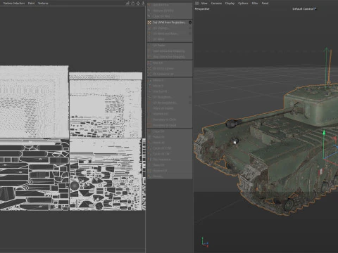 Churchill Mk IV Infantry Tank 3D Model