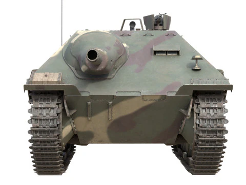 Cacciatorpediniere leggero Hetzer Jagdpanzer 38 Modello 3D