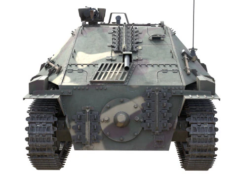 Cacciatorpediniere leggero Hetzer Jagdpanzer 38 Modello 3D