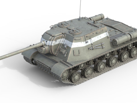 ISU 122 Self Propelled 3D मॉडल