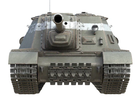 ISU 122 Self Propelled 3D Model