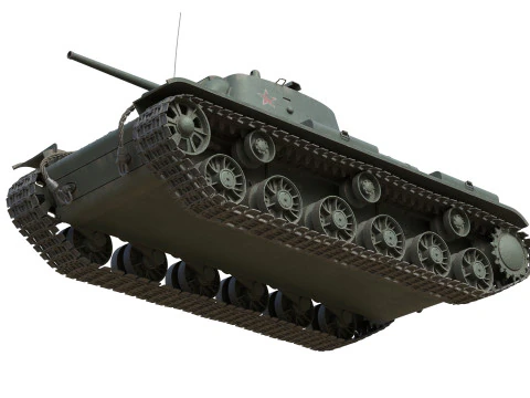 Kliment Voroshilov tank KV1 3D Model