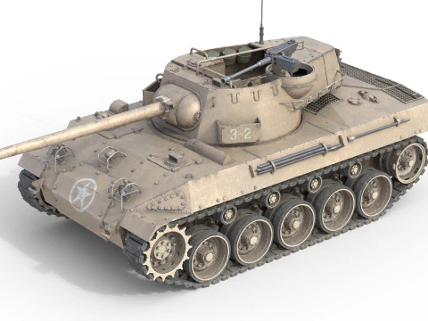 Cacciacarri M18 Hellcat Modello 3D