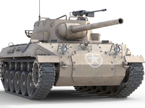 M18 Hellcat Tank destroyer 3D Модель