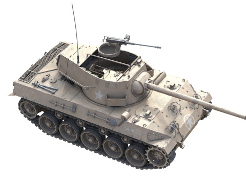 M18 Hellcat Tank destroyer 3D Модель
