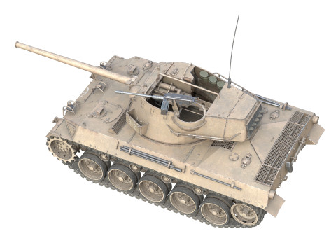 M18 Hellcat Tank destroyer 3D Модель