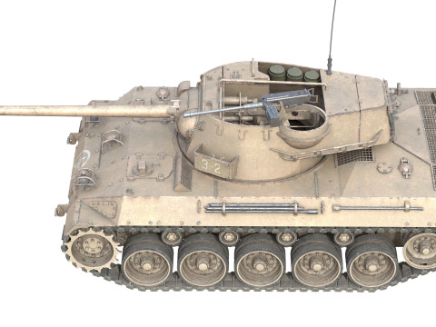 M18 Hellcat Tank destroyer 3D Модель
