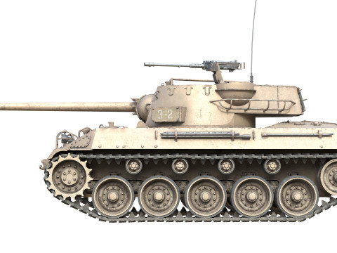 M18 Hellcat Tank destroyer 3D Модель