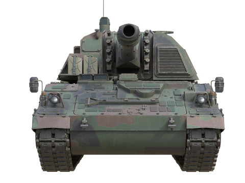 Panzerhaubitze 2000 Self Propelled Howitzer 3D मॉडल