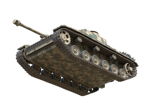 Sturmgeschutz III Assault Modelo 3D