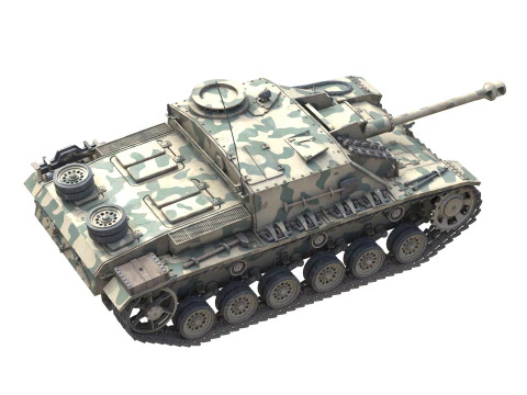 Sturmgeschutz III Assault 3D Model
