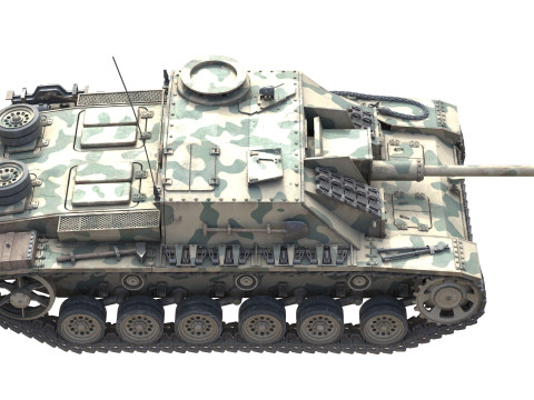Sturmgeschutz III Assault Modelo 3D