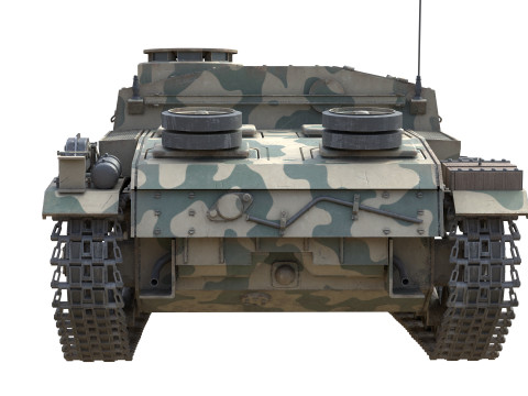 Sturmgeschutz III Assault Modelo 3D