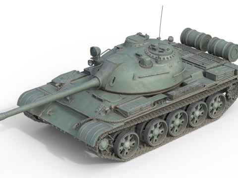 T 55 Main Battle Tank Modelo 3D