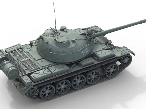 Carro armato da battaglia principale T 55 Modello 3D