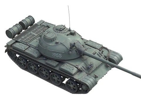Carro armato da battaglia principale T 55 Modello 3D