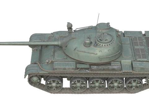 T 55 Main Battle Tank Modelo 3D