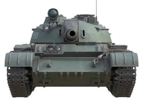 Carro armato da battaglia principale T 55 Modello 3D