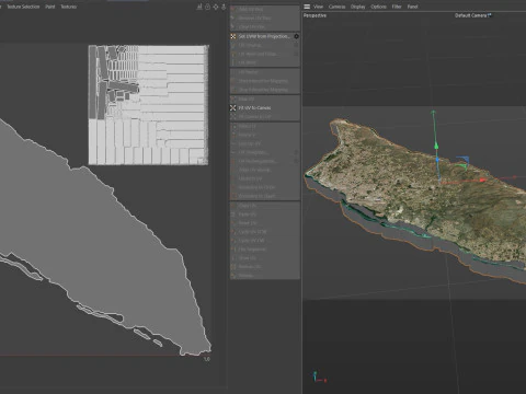 Aruba Terrain Map 3D Model