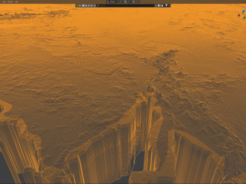 Australia Terrain Map Modelo 3D