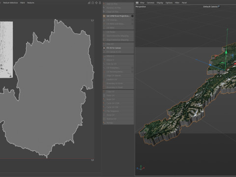 Austria Terrain Map Modèle 3D