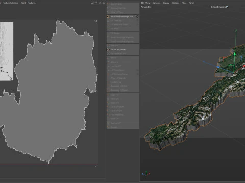 Austria Terrain Map 3D Model