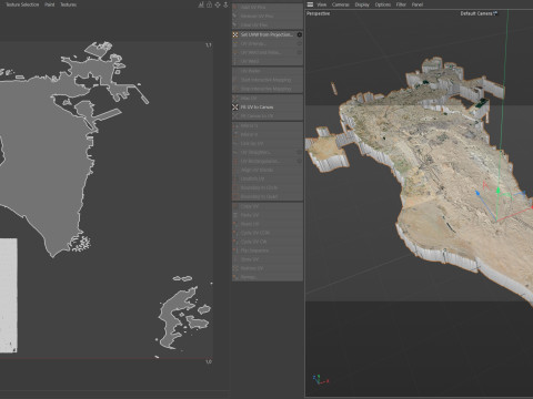 Bahrain Terrain Map Model 3D