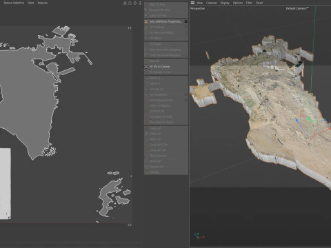Bahrain Terrain Map 3D Model