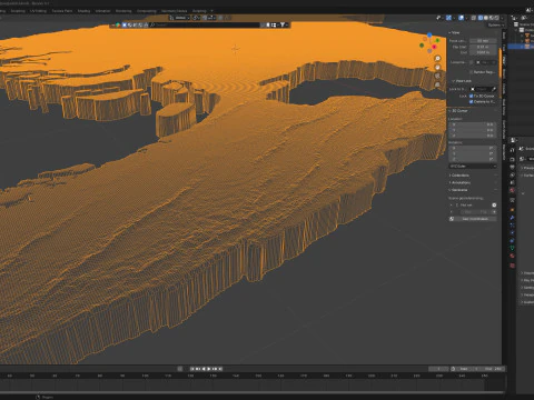 Bangladesh Terrain Map 3D Model