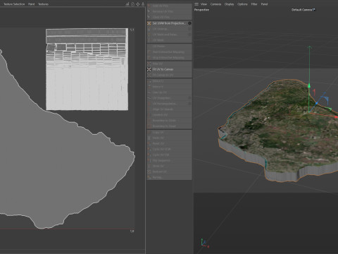 Barbados Terrain Map 3D मॉडल