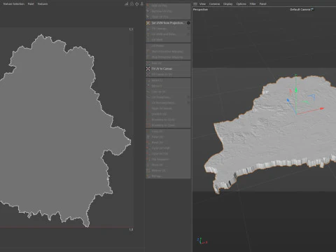 Belarus Terrain Map 3D Model