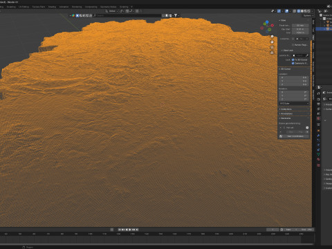 Belarus Terrain Map 3Dモデル