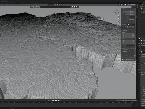 Belgium Terrain Map Modelo 3D