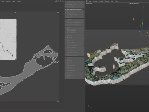 Bermuda Terrain Map 3D 모델