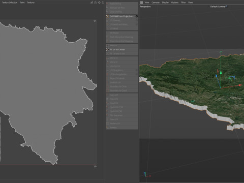 Bosnia and Herzegovina Terrain Map 3D Model