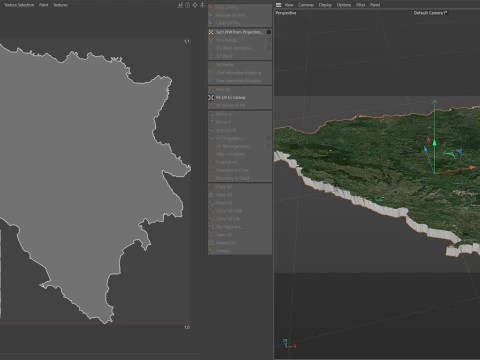 Mapa del terreno de Bosnia y Herzegovina Modelo 3D