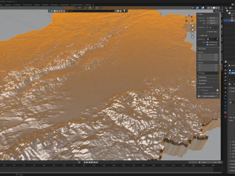 Bulgaria Terrain Map 3D Model