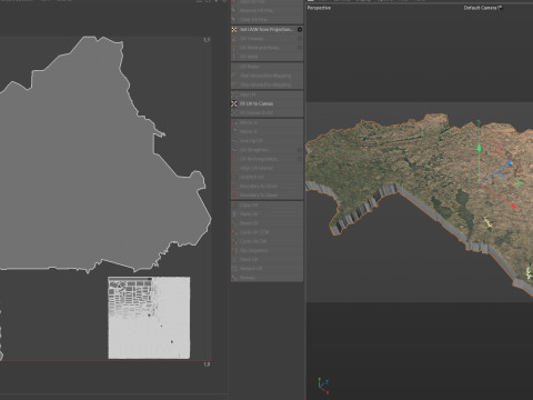 Burkina Faso Terrain Map 3D 模型